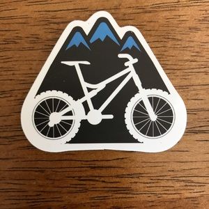 2/$8 Mountain and Bike Laptop or Tablet Sticker